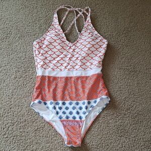 Cupshe One Piece Swimsuit with Crisscross Straps
